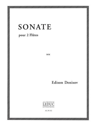 DENISOV E.-Sonata para 2 Flautas