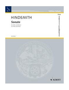 HINDEMITH P.-Sonata (1936) per flauto e pianoforte