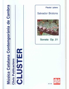 BROTONS S.-Sonata Op.21 per flauto e pianoforte