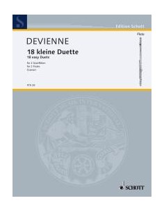 DEVIENNE F.-Small Duets (18) for 2 Flutes (Caesar)