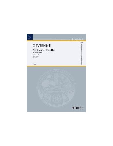 DEVIENNE F.-Small Duets (18) for 2 Flutes (Caesar)