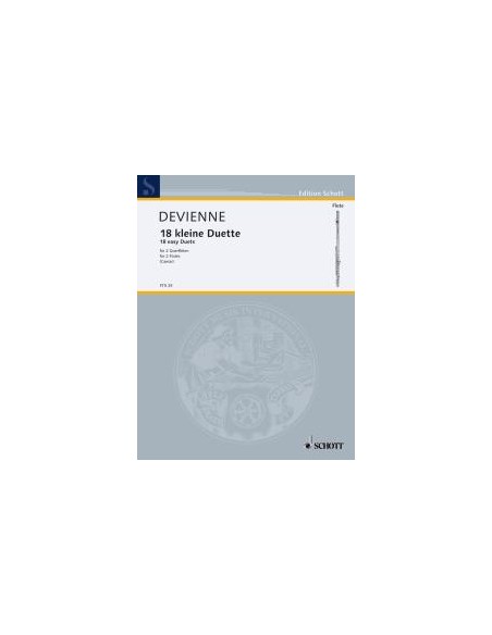 DEVIENNE F.-Small Duets (18) pour 2 flûtes (Caesar)