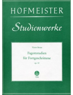 BRUNS V.-Advanced Studies Op.32 for Bassoon