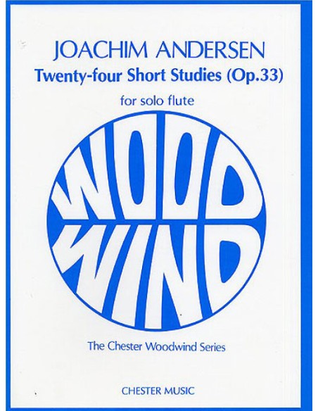 ANDERSEN J.-Small Studies (24) Op.33 pour flûte (Blakeman)