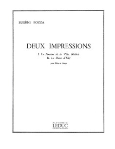 BOZZA E.-Impressionen (2) für Flöte und Harfe