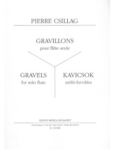 CSILLAG P.-Gravillons per flauto