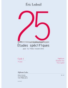 LEDEUIL E.-Études Specifiques (25) per flauto