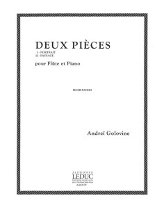 GOLOVINE A.-Deux Pezzi per flauto e pianoforte