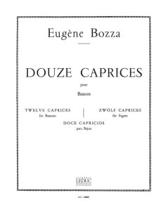 BOZZA E.-Caprices (12) pour basson