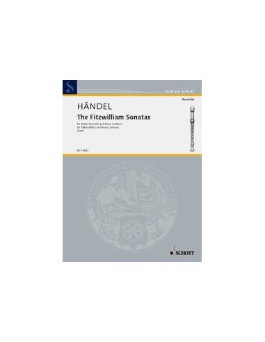 HAENDEL G.F.-"Fitzwilliam" Sonate per flauto e pianoforte