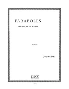 IBERT J.-Parabole per flauto e chitarra