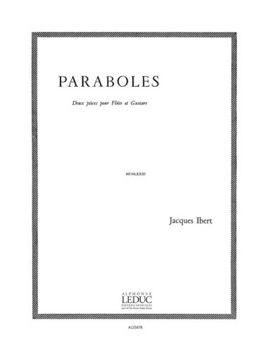 IBERT J.-Parabole per flauto e chitarra