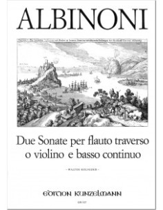 ALBINONI T.-Sonate (2) per flauto e B.C. (Kolneder)