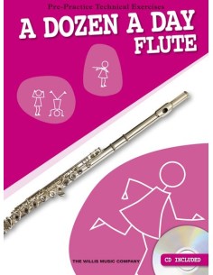 BURNAM E.M. - Ein Dutzend pro Tag für Flöte (Inc.CD)