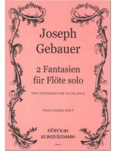 GEBAUER E.F.-Fantasie (2) per flauto