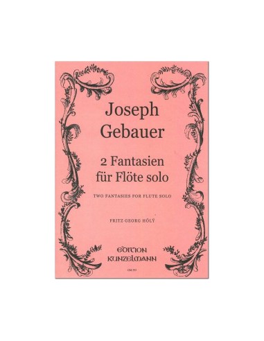 GEBAUER E.F.-Fantasies (2) für Flöte