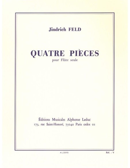 FELD J.-Stücke (4) für Flöte