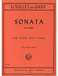 LOEILLET J.B.-Sonata in F Major for Flute and Piano (Beon)