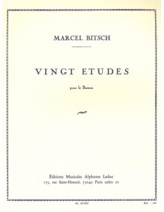 BITSCH M.-Studies (20) for Bassoon