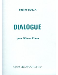 BOZZA E.-Dialogo per flauto e pianoforte