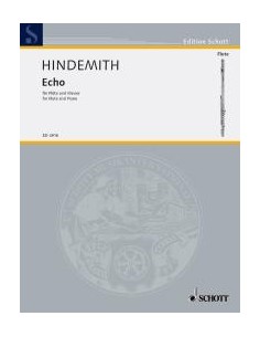 HINDEMITH P.-Echo (1942) per flauto e pianoforte