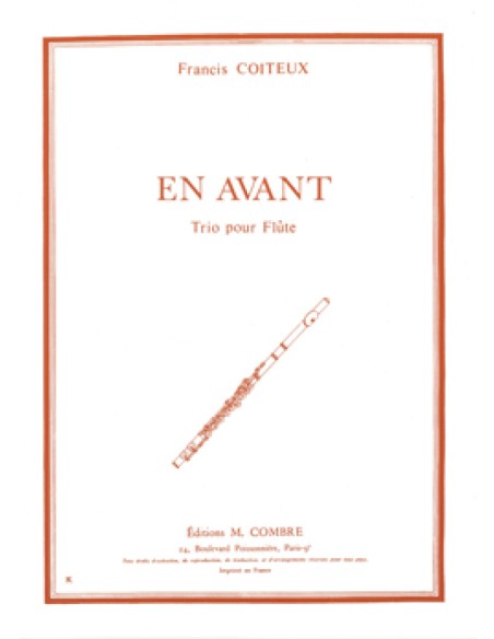 COITEUX F.-En Avant per 3 Flauti