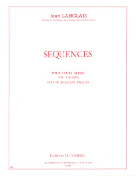 LANGLAIS J.-Sequenze per flauto o violino