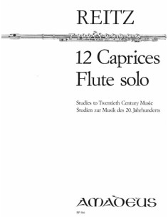REITZ H.-Caprichos (12) Op.4 per Flauto
