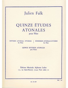 FALK J.-Studi atonali (15) per flauto