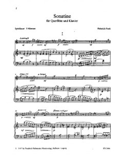 FUNK H.-Sonatina per flauto e pianoforte 2