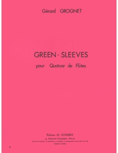 GROGNET G.-Green Sleeves for 4 Flutes