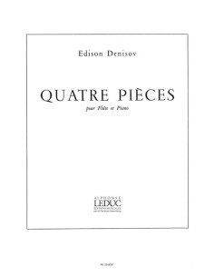DENISOV E.-Pezzi (4) per flauto e pianoforte