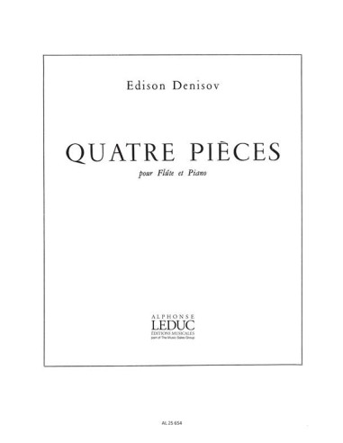 DENISOV E.-Pezzi (4) per flauto e pianoforte