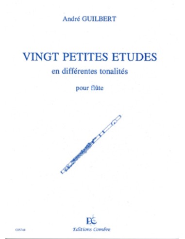 GUILBERT A.-Petites Etudes (20) per flauto