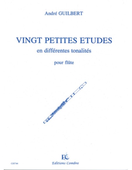GUILBERT A.-Petites Etudes (20) per flauto