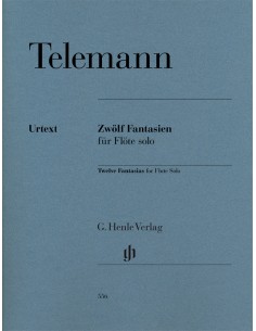 TELEMANN G.P.-Fantasie (12) per flauto (Urtext)