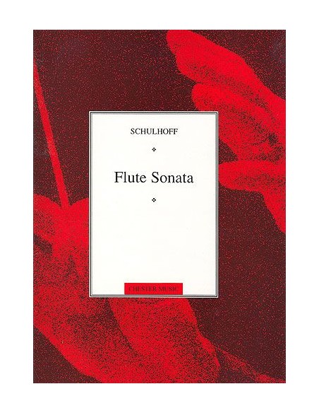 SCHULHOFF E.-Sonata per flauto e pianoforte