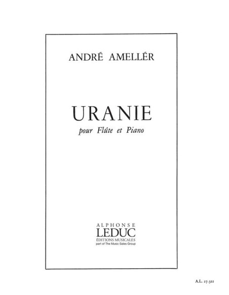 AMELLER A.-Uranie per flauto e pianoforte