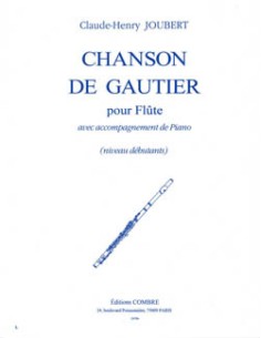 JOUBERT C.H.-Chanson de Gautier per flauto e pianoforte