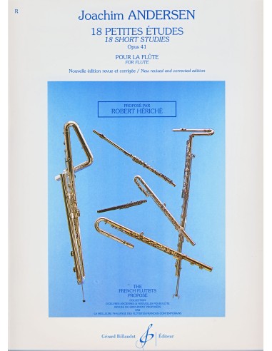 ANDERSEN J.-Piccoli Studi (18) Op.41 per Flauto (Heriche)