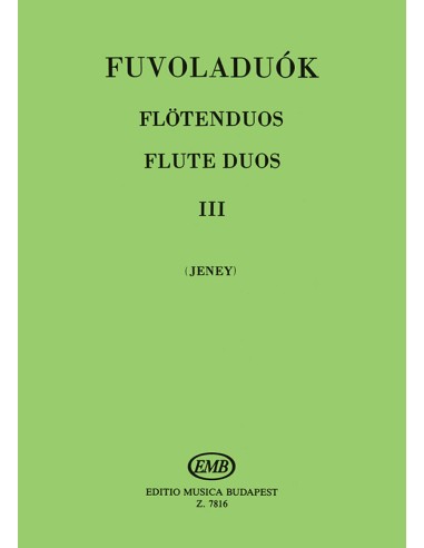 JENEY D.-Duos 3º pour 2 flûtes