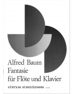 BAUM A.-Fantasia per flauto e pianoforte