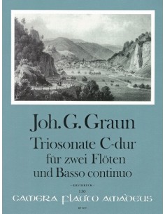 GRAUN J.G.-Trio in Do maggiore per 2 flauti e pianoforte (Boetticher)