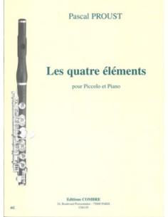 PROUST P.-Les 4 elementi per ottavino e pianoforte