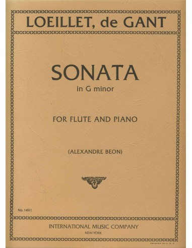 LOEILLET J.B.-Sonate g-Moll für Flöte und Klavier (Beon)