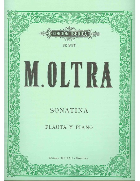 OLTRA M.-Sonatina per flauto e pianoforte