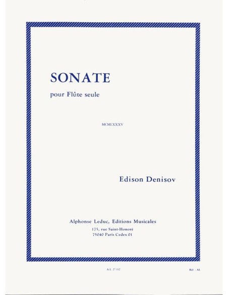 DENISOV E.-Sonata for Flute