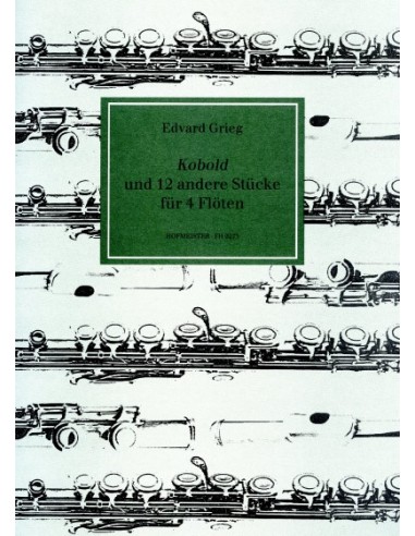 GRIEG E.-Selected Pieces for 4 Flutes (Geller)
