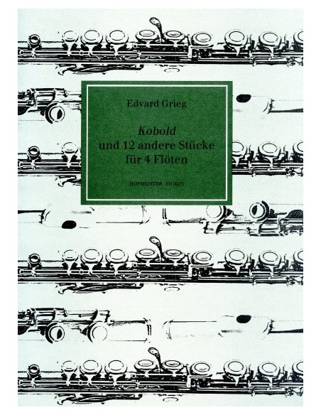 GRIEG E.-Pezzi selezionati per 4 flauti (Geller)
