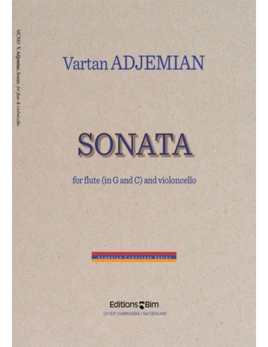 ADJEMIAN V.-Sonata per flauto e violoncello